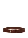 Orciani Perforated Leather Belt In Brown