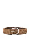 Orciani Plot Belt In Brown