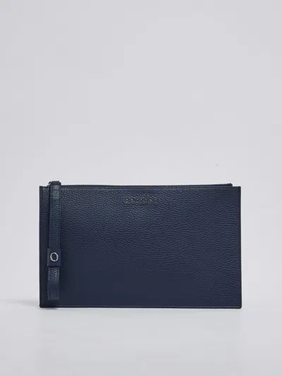 Orciani Pocket Grande Micron Clutch In Navy
