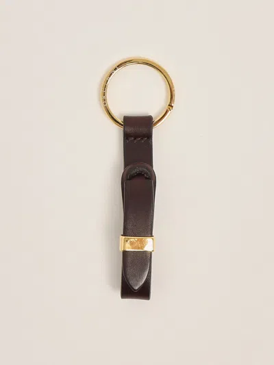 Orciani Portachiavi Keyring In Brown