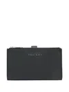 Orciani Press-stud Zip Wallet In Black
