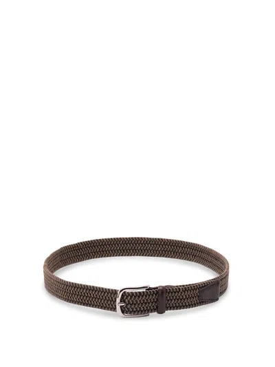 Orciani `rangeelast` Belt In Brown