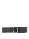 Orciani Reversible Belt In Dark Brown