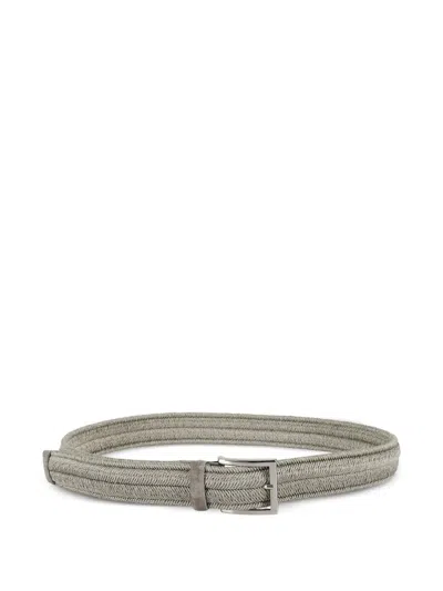 Orciani Rope Belt In Gray