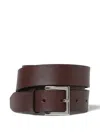 Orciani Saffiano Basic Belt In Brown