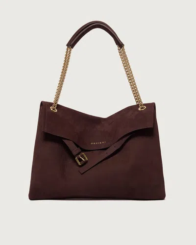 Orciani Shoulder Bag B02212-nab In Burgundy (bry)