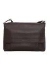 Orciani Logo-lettering Shoulder Bag In Brown