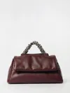 Orciani Sveva Padded Shoulder Bag In Burgundy
