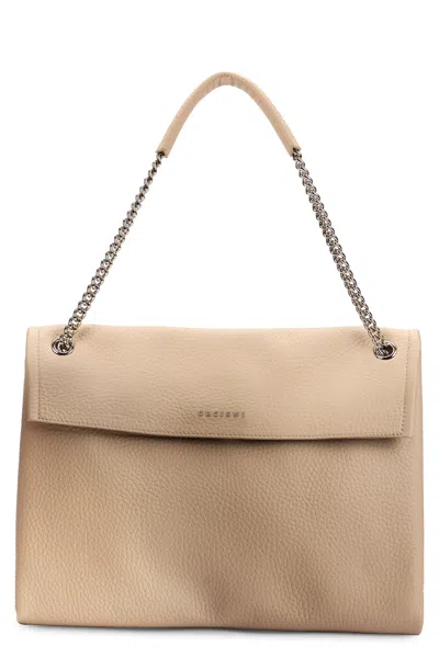Orciani Shoulder Bag Venus Media In Leather