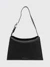 Orciani Small Trinity Leather Shoulder Bag In Black