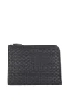 Orciani Sleek Leather Mini Backpack For Men In Black