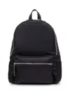 Orciani Sleek Mini Backpack With Front Pocket In Nero