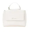 Orciani Small Boxy Logo Shoulder Bag In White