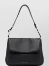 Orciani Small Diana Leather Shoulder Bag With Strap In Brown