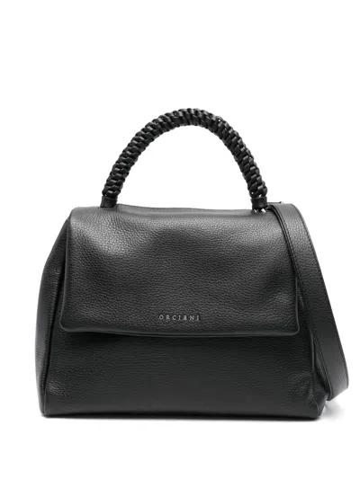 Orciani Small Diana Sense Scooby Tote Bag In Black