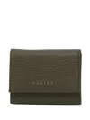 Orciani Small Logo-appliqué Wallet In Green