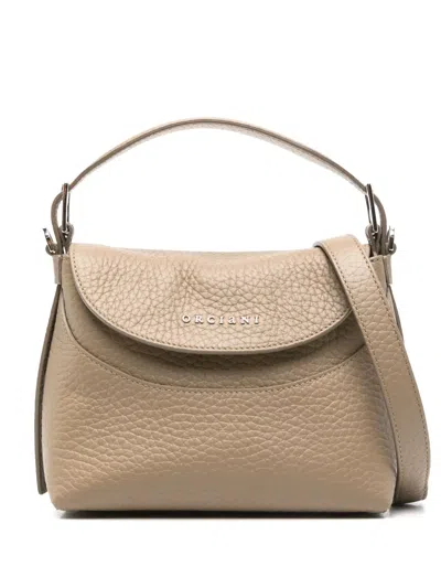 Orciani Small Nana Shoulder Bag In Neutrals
