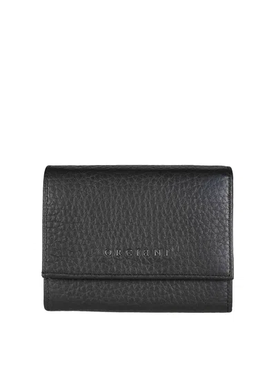 Orciani Small Soft Wallet In Black