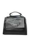 Orciani Small Sveva Gotham Shoulder Bag In Black
