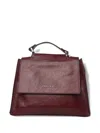 Orciani Small Sveva Gotham Shoulder Bag In Red