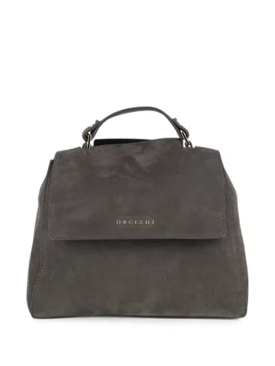 Orciani Small Sveva Nabucco Tote Bag In Grey