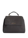 Orciani Small Sveva Shoulder Bag In Brown