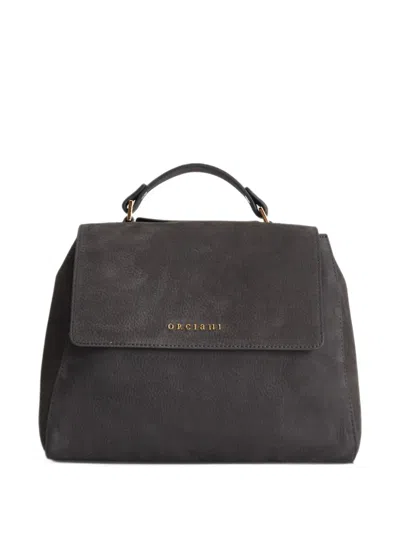 Orciani Small Sveva Shoulder Bag In Brown