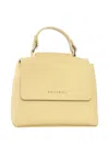 Orciani Small Sveva Soft Top-handle Tote Bag In Yellow