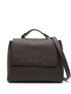 Orciani Small Sveva Soft Tote Bag In Brown