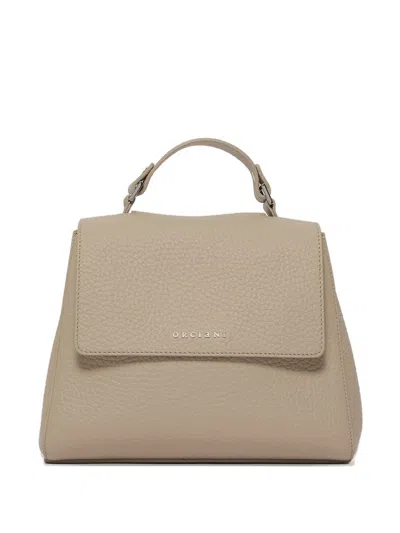 Orciani Small Sveva Soft Tote Bag In Brown