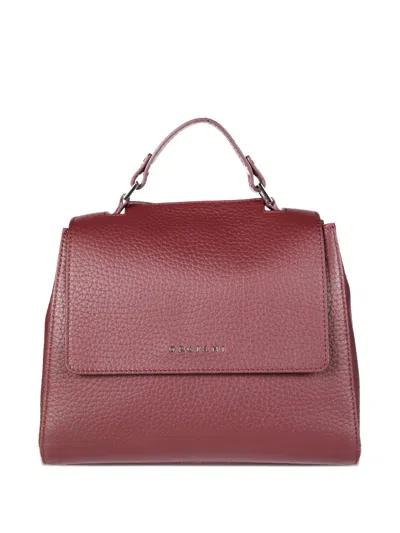 Orciani Small Sveva Soft Tote Bag In Red
