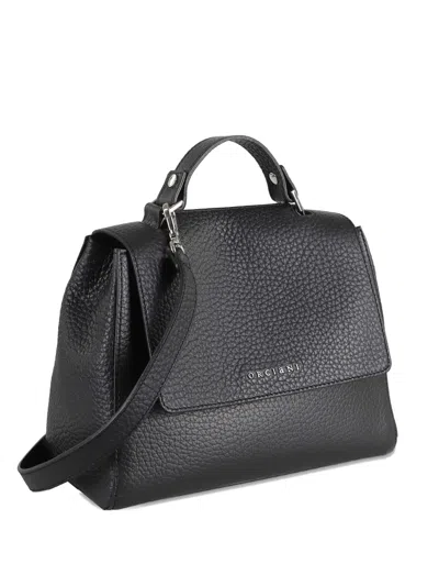 Orciani Small Sveva Tote Bag In Black