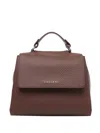 Orciani Caffe Soft Sveva Handbag In Brown