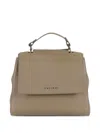 Orciani Small Sveva Soft Tote Bag In Neutral