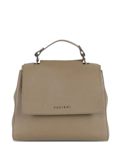 Orciani Small Sveva Tote Bag In Neutral
