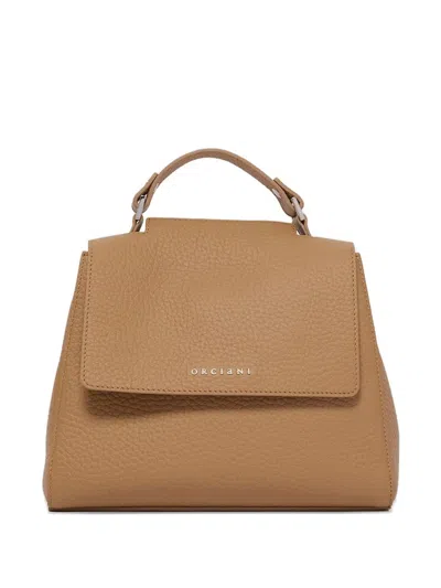 Orciani Small Sveva Tote Bag In Purple