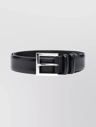 ORCIANI SMOOTH LEATHER BELT ADJUSTABLE LENGTH