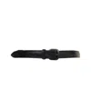 Orciani Smooth Leather Belt In Black