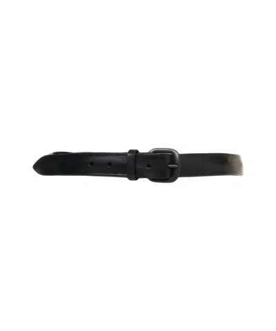 Orciani Smooth Leather Belt In Black