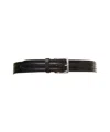 Orciani Smooth Leather 'bus' Belt In Brown