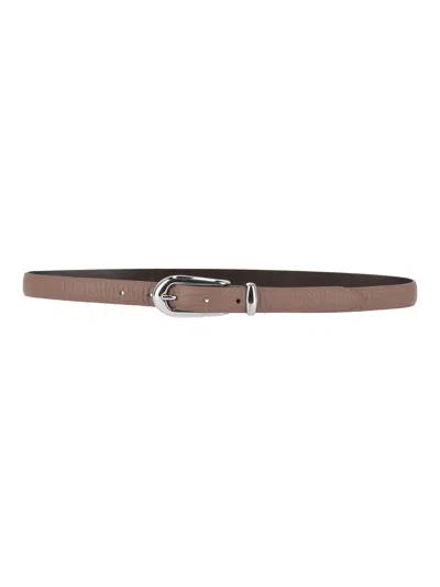 Orciani Soft Leather Belt In Brown