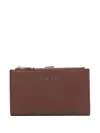 Orciani Soft Leather Wallet In Brown