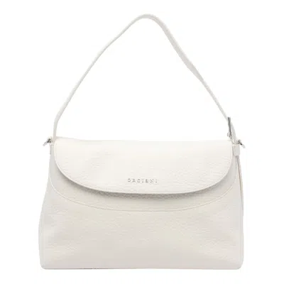 Orciani Soft Nana Shoulder Bag In White
