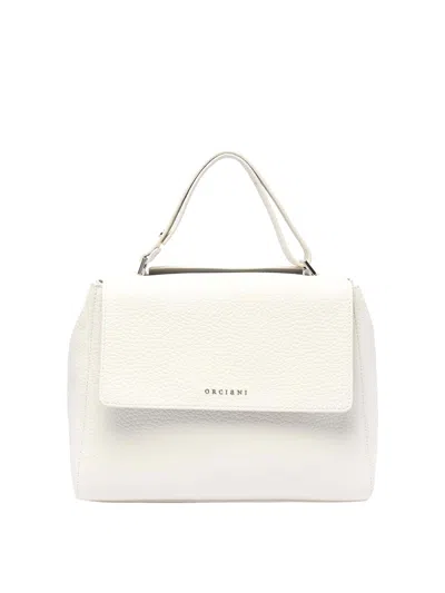 Orciani Soft Sveva Handbag In White