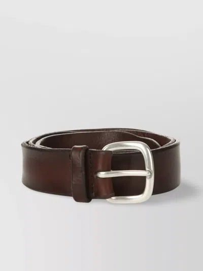 Orciani Sporty Bull Soft Belt In Brown