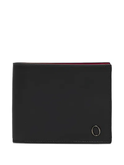 Orciani Spyder Logo-plaque Wallet In Black