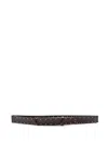 Orciani Stud-embellished Belt In Brown