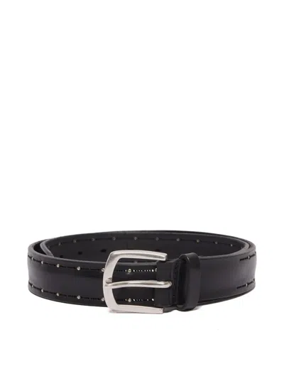 Orciani Studded Belt In Black
