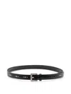 Orciani Stud-embellished Leather Belt In Black