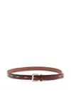 Orciani Stud-embellished Leather Belt In Brown